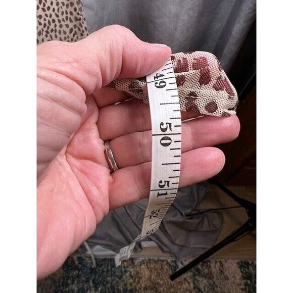 Kate And Lily Women’s Dress Size 6 Animal Print Midi Short Sleeve Pullover - Picture 4 of 6